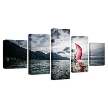 Artwork Canvas Painting HD Prints Home Decoration 5 Pieces Sail Boat Wall Art Sea Modular Landscape Picture Living Room Poster
Artwork Canvas Painting HD Prints Home Decoration 5 Pieces Sail Boat Wall Art Sea Modular Landscape Picture Living Room Poster