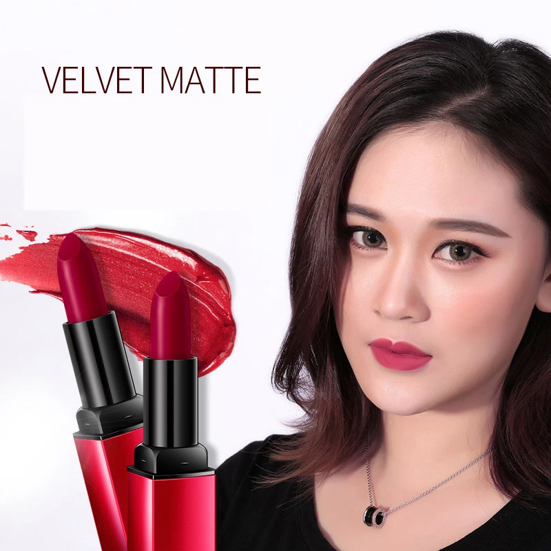 BIOAQUA Matte Velvet Lipstick Long Lasting Waterproof Moisturizing Lipsticks Lips Skin Nourishing Moisturizer Beauty Lip Care
BIOAQUA Matte Velvet Lipstick Long Lasting Waterproof Moisturizing Lipsticks Lips Skin Nourishing Moisturizer Beauty Lip Care