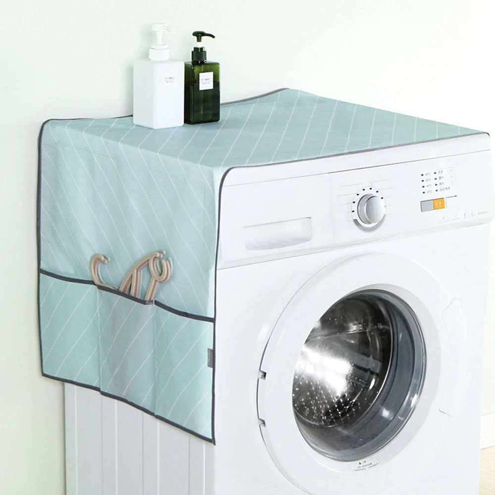 New Useful Refrigerator Washing Machine Waterproof Dust Dirt Cover W/Storage Bag Durable
New Useful Refrigerator Washing Machine Waterproof Dust Dirt Cover W/Storage Bag Durable