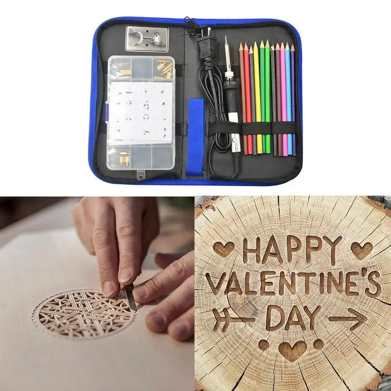 New DIY Wood Burning Kit 71 Pieces Pyrography Pencil Set With Variable Temperature Control Include Carving Embossing Soldering
New DIY Wood Burning Kit 71 Pieces Pyrography Pencil Set With Variable Temperature Control Include Carving Embossing Soldering