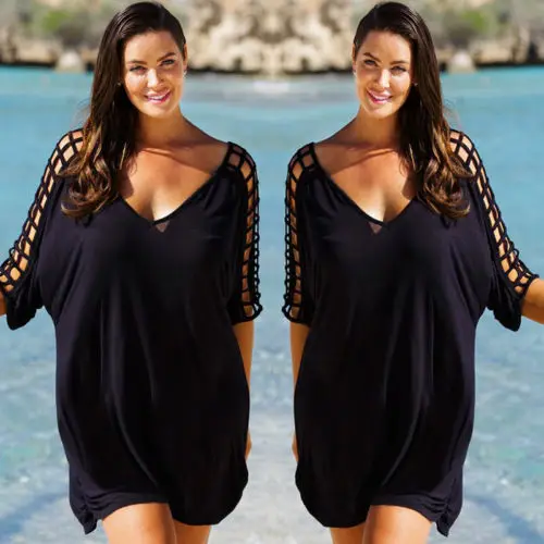 Plus Size Women Beachwear Swimwear Beachwear Kaftan Ladies Summer Solid Cotton Casual Mini Dress Female Summer Dresses Clothing
Plus Size Women Beachwear Swimwear Beachwear Kaftan Ladies Summer Solid Cotton Casual Mini Dress Female Summer Dresses Clothing