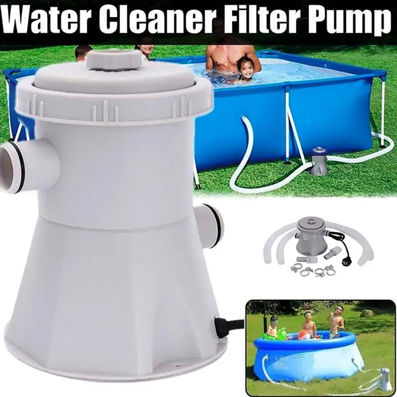 Swimming Pool Filter Pump Pool Cleaner 220v Filter Pump Circulation Pump Siphon Principle Swiming Pool Purifier Replaceable Core
Swimming Pool Filter Pump Pool Cleaner 220v Filter Pump Circulation Pump Siphon Principle Swiming Pool Purifier Replaceable Core