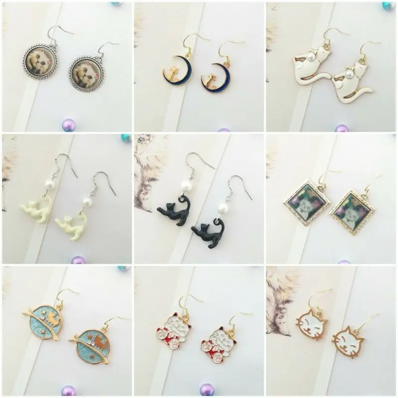 1 Pair Women Drawing Earrings Hypoallergenic Cute Cat Ear s Jewelry Gift Section Dangle Earrings For Anniversary Day Jewelry
1 Pair Women Drawing Earrings Hypoallergenic Cute Cat Ear s Jewelry Gift Section Dangle Earrings For Anniversary Day Jewelry