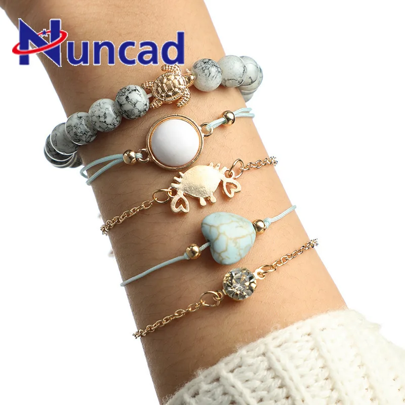 2018 New Product Accessories Fashion Temperament Leather Rope Manual A String Of Metal U Form Bracelet Anklet General Purpose | Украшения и