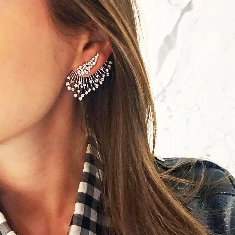 Jewelry Boho Women Cuff Ear Stud Elegant Crystal Rhinestone Charm Earrings 1 piece
Jewelry Boho Women Cuff Ear Stud Elegant Crystal Rhinestone Charm Earrings 1 piece