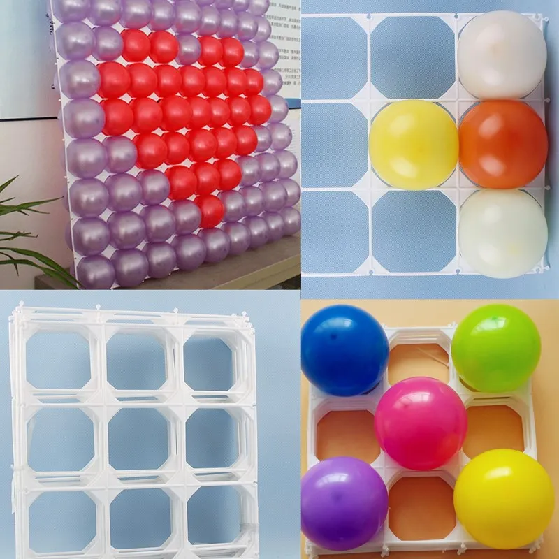 10Pcs Balloon Grid Frame Square 9 Grids Modeling Party Balloons Wall Wedding Decoration Design Accessories for Wedding Party
10Pcs Balloon Grid Frame Square 9 Grids Modeling Party Balloons Wall Wedding Decoration Design Accessories for Wedding Party