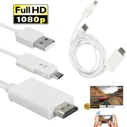 2 5 м Micro USB для MHL HDMI кабель Для HD 1080P ТВ адаптер Android Samsung телефон планшет 30A18 |