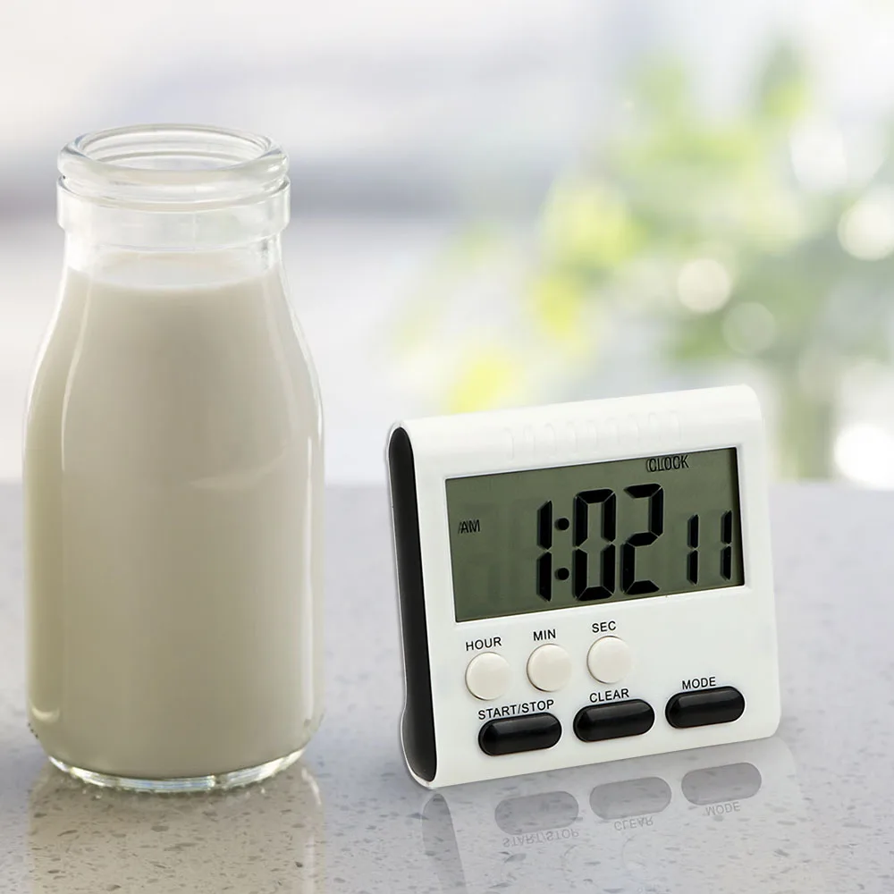 HOOMIN Magnetic Kitchen Timer Large LCD Digital Timers Count Up Down Alarm Clock 12 Hours Memory Function Cooking Timer
HOOMIN Magnetic Kitchen Timer Large LCD Digital Timers Count Up Down Alarm Clock 12 Hours Memory Function Cooking Timer