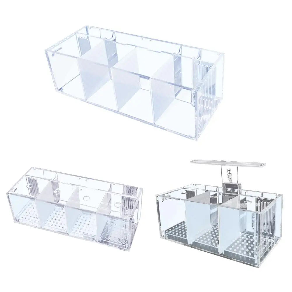 Four-grid Fish Tank Isolation Style Acrylic Transparent Aquarium Water Pump Filter Free From Water Replacement High Quality Fast
Four-grid Fish Tank Isolation Style Acrylic Transparent Aquarium Water Pump Filter Free From Water Replacement High Quality Fast