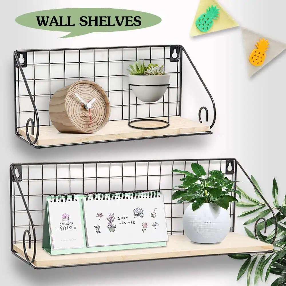 Wooden Iron Wall Floating Shelf Decorative Mounted Storage Rack Organization Bedroom Kitchen Home Kid Room Diy Decoration Holder
Wooden Iron Wall Floating Shelf Decorative Mounted Storage Rack Organization Bedroom Kitchen Home Kid Room Diy Decoration Holder