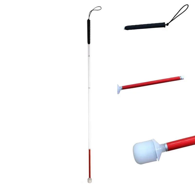 White Head Angle 360 Rotating Wheel Blind Guide Cane Thickened Aluminum Alloy Folding Blind Guide Stick Guide Rod
White Head Angle 360 Rotating Wheel Blind Guide Cane Thickened Aluminum Alloy Folding Blind Guide Stick Guide Rod