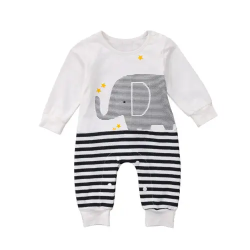 Pudcoco 2019 New Brand Kids Baby Girls Boy Elephant Striped Romper Jumpsuit Outfits Cotton Clothes
Pudcoco 2019 New Brand Kids Baby Girls Boy Elephant Striped Romper Jumpsuit Outfits Cotton Clothes