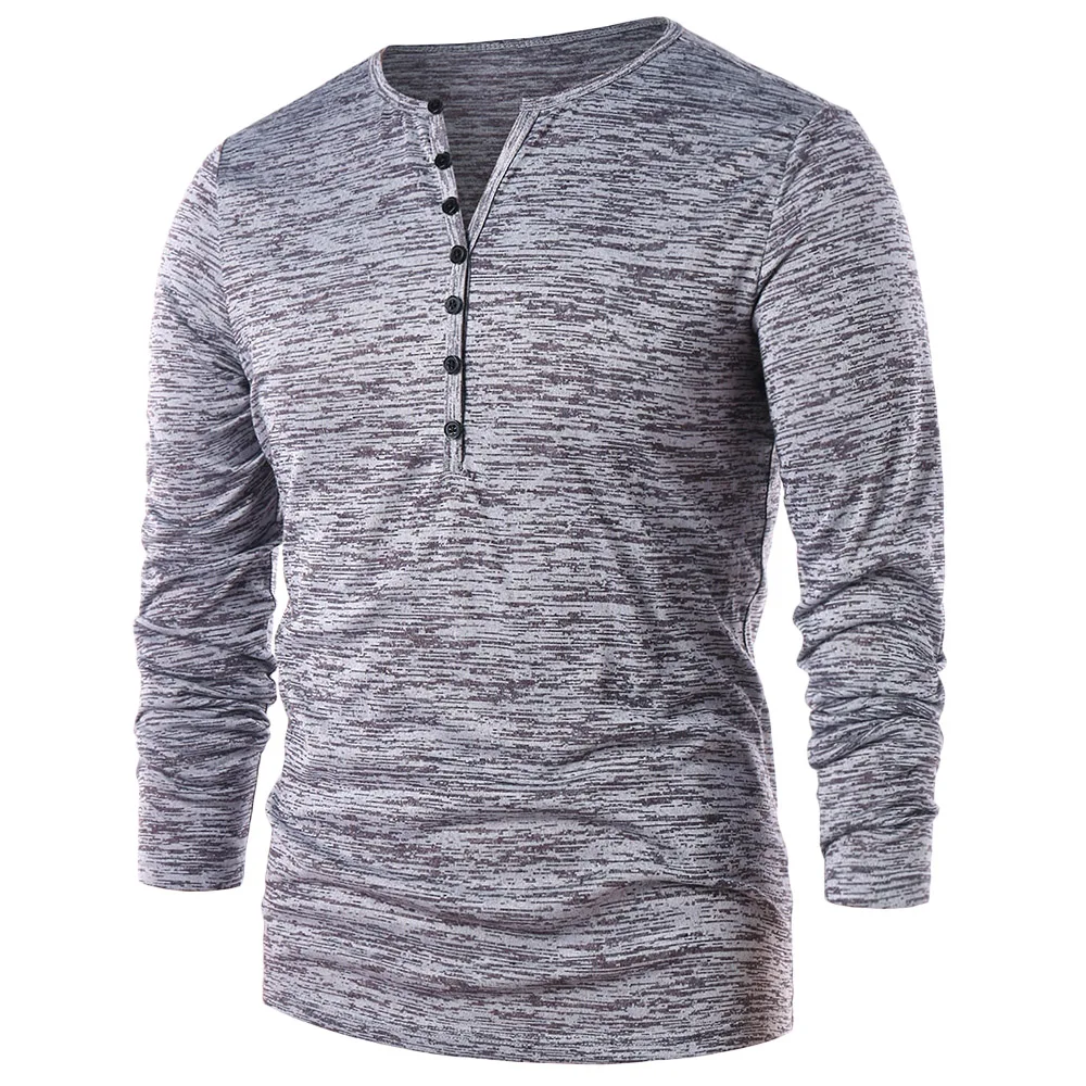 Hemiks Men Half Button Henley T-Shirt Fashion Casual O-Neck Long Sleeve T-Shirts Spring Male Solid Tees Tops
Hemiks Men Half Button Henley T-Shirt Fashion Casual O-Neck Long Sleeve T-Shirts Spring Male Solid Tees Tops