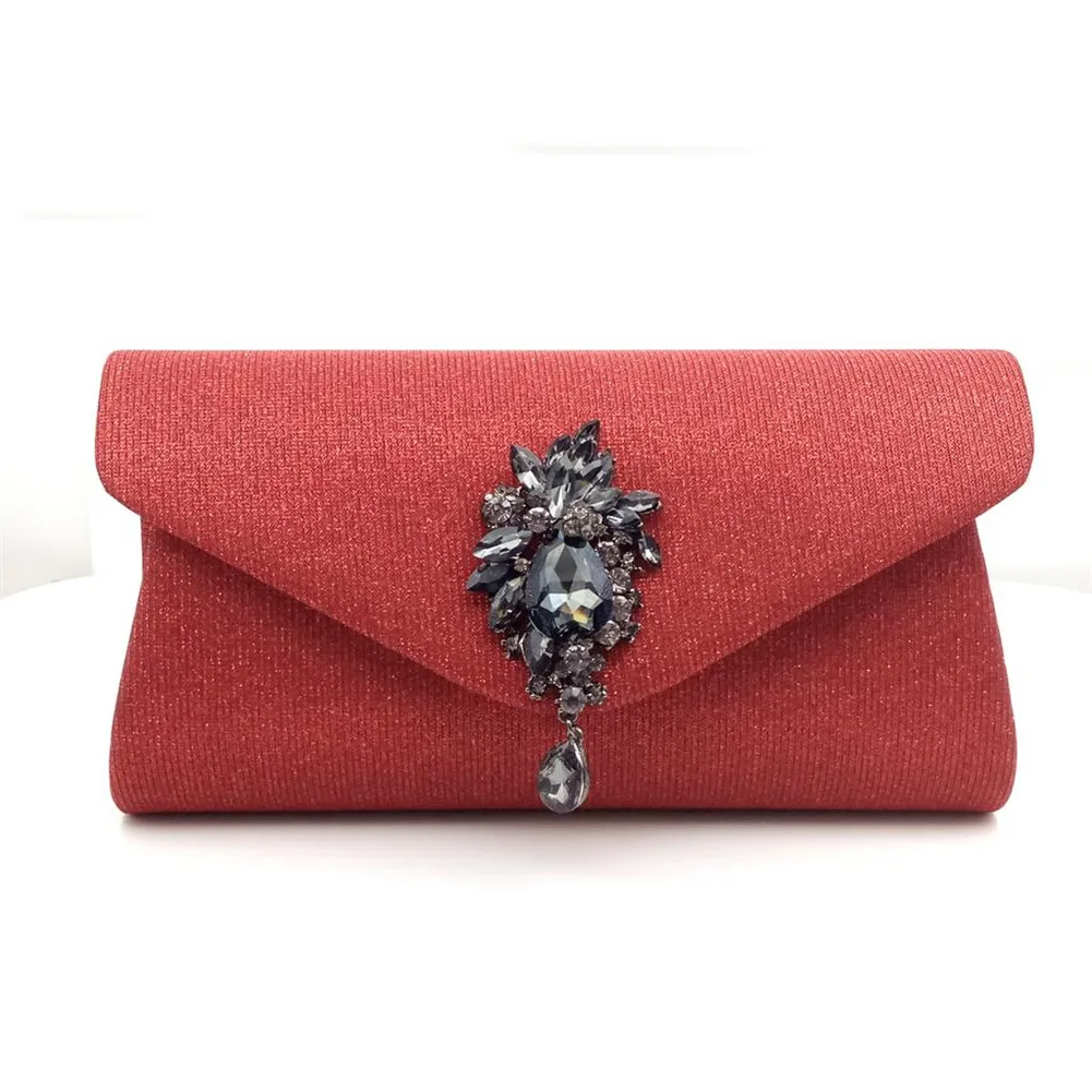 SFG HOUSE Shiny Women Evening Bag Wedding Clutch Bag Rhinestone Elegant Glitter Party Bridal Ladies Handbags Bolsa Mujer
SFG HOUSE Shiny Women Evening Bag Wedding Clutch Bag Rhinestone Elegant Glitter Party Bridal Ladies Handbags Bolsa Mujer