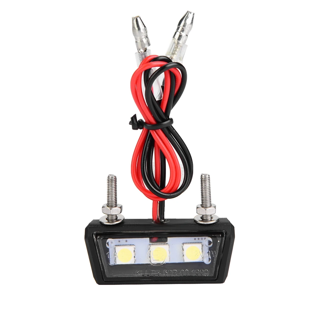 12V Universal Motorcycle License Plate White LED light Waterproof accesorios para moto motorcycle parts Motorcycle License Plate
12V Universal Motorcycle License Plate White LED light Waterproof accesorios para moto motorcycle parts Motorcycle License Plate