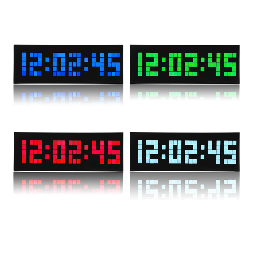 LED Wall Clock Modern Digital Table Desktop Alarm Clock Nightlight Wall Clock For Home Living Room Office
LED Wall Clock Modern Digital Table Desktop Alarm Clock Nightlight Wall Clock For Home Living Room Office