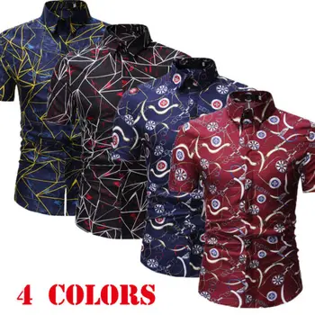Men's Shirts Short Sleeve Shirt Slim Fit Button Down V-Neck Casual Fashion Formal Casual Men's Print Casual Holidays Tops
Men's Shirts Short Sleeve Shirt Slim Fit Button Down V-Neck Casual Fashion Formal Casual Men's Print Casual Holidays Tops