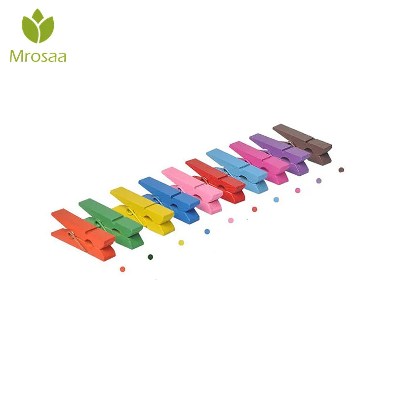 10pcs Colorful Mini Natural Wooden Clothes Photo Paper Peg Pin Clothespin Craft Clips School Office Stationery Office Storage
10pcs Colorful Mini Natural Wooden Clothes Photo Paper Peg Pin Clothespin Craft Clips School Office Stationery Office Storage