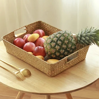 Handmade Weave Basket Storage Box Straw Wicker For Fruit Bread Plate Sundries Container Kitchen Decor Natural Panier Osier Large
Handmade Weave Basket Storage Box Straw Wicker For Fruit Bread Plate Sundries Container Kitchen Decor Natural Panier Osier Large