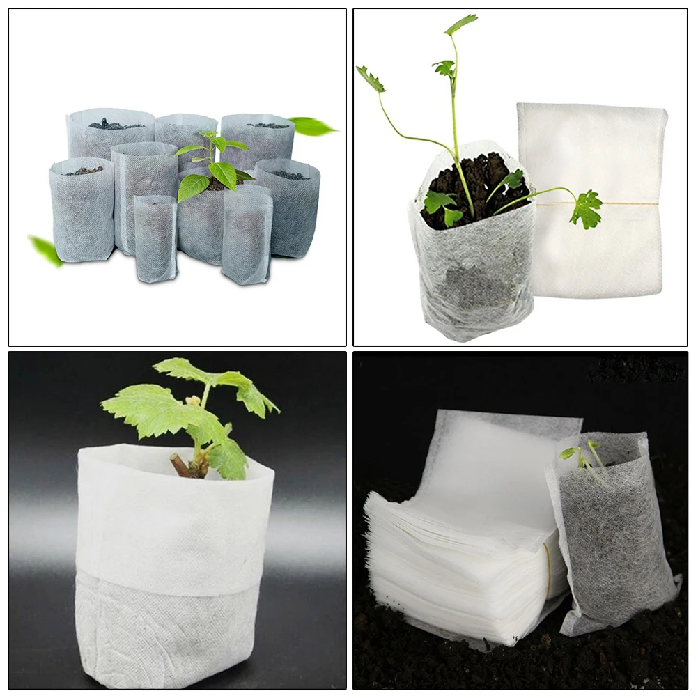 200 Pcs Grow Bags Non-woven Seedling Bags 8*10cm Plant Planting Nutrition Bags Aeration Planting Gardening Seedling Grow Kits
200 Pcs Grow Bags Non-woven Seedling Bags 8*10cm Plant Planting Nutrition Bags Aeration Planting Gardening Seedling Grow Kits