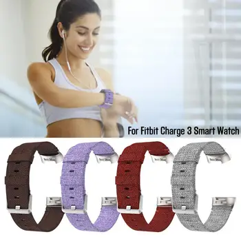 18mm Width Colorful Canvas Nylon Wristband Band Strap Replacement for Fitbit Charge 3 Charge 3 Smart Wristband Accessory 
18mm Width Colorful Canvas Nylon Wristband Band Strap Replacement for Fitbit Charge 3 Charge 3 Smart Wristband Accessory