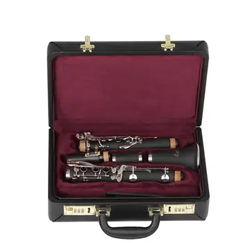 High End leather Clarinet Case shockproof Padded Thicken Blacktube Storage Box with Handle Strap Number Lock Protection
High End leather Clarinet Case shockproof Padded Thicken Blacktube Storage Box with Handle Strap Number Lock Protection