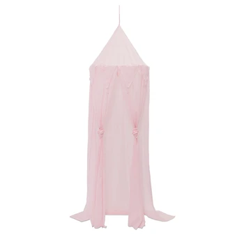 Kid Baby Bed Canopy Bedcover Mosquito Net Curtain Bedding Round Dome Tent