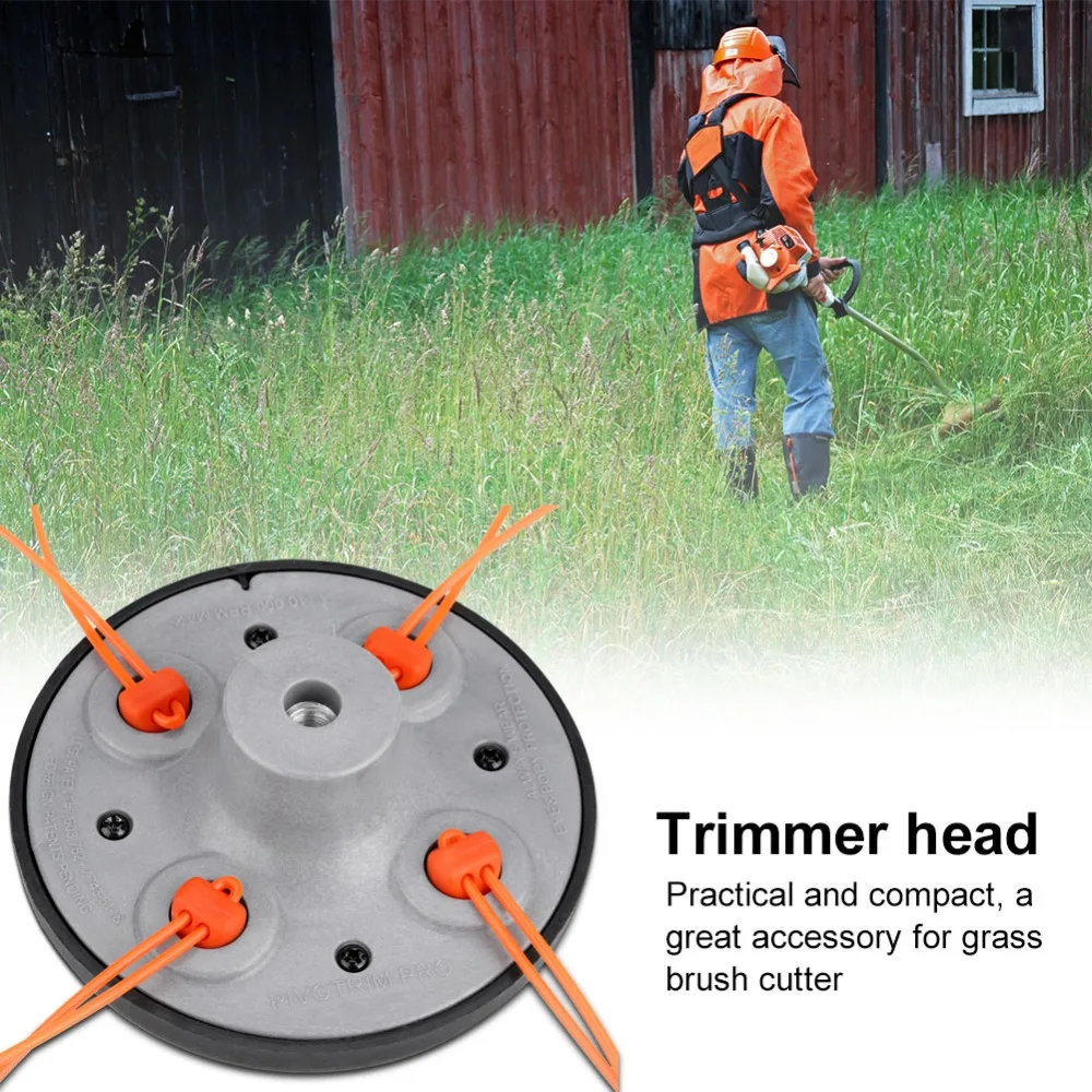 Universal Speed Feed String Trimmer Garden Grass Trimmer Head With 4 Lines Bump Gas Lawn Mower Brush Cutter Trimmer Tools
Universal Speed Feed String Trimmer Garden Grass Trimmer Head With 4 Lines Bump Gas Lawn Mower Brush Cutter Trimmer Tools