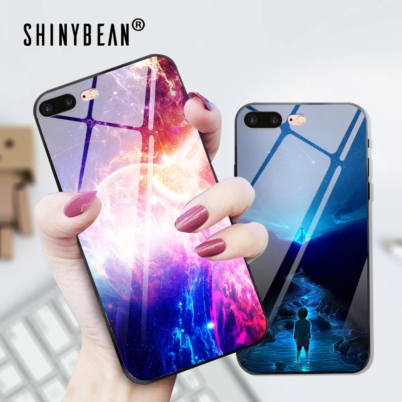 ShinyBean Tempered Glass Cases For iPhone X Case Luxury Earth Star Space Cover Case For iPhone 7 7Plus 6 6s 8 8 Plus XS Max XR
ShinyBean Tempered Glass Cases For iPhone X Case Luxury Earth Star Space Cover Case For iPhone 7 7Plus 6 6s 8 8 Plus XS Max XR