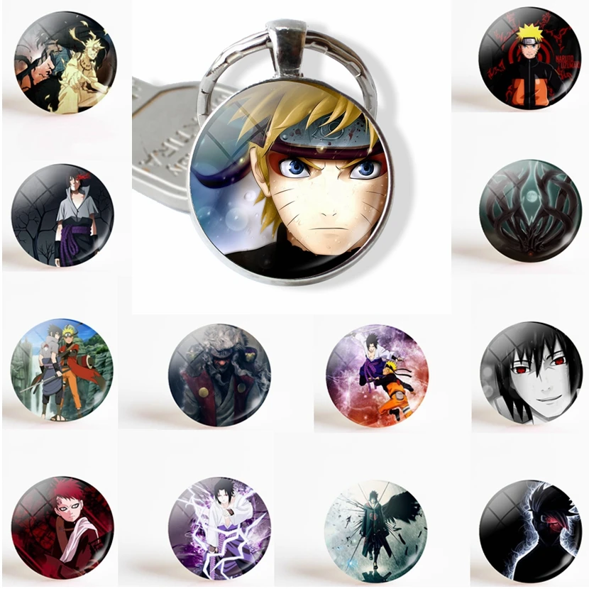 Anime Naruto Shippuden Keychain Pendant Glass Dome Cabochon Uzumaki Naruto Uchiha Sasuke Jewelry Fashion Key Chain Ring Gift
Anime Naruto Shippuden Keychain Pendant Glass Dome Cabochon Uzumaki Naruto Uchiha Sasuke Jewelry Fashion Key Chain Ring Gift