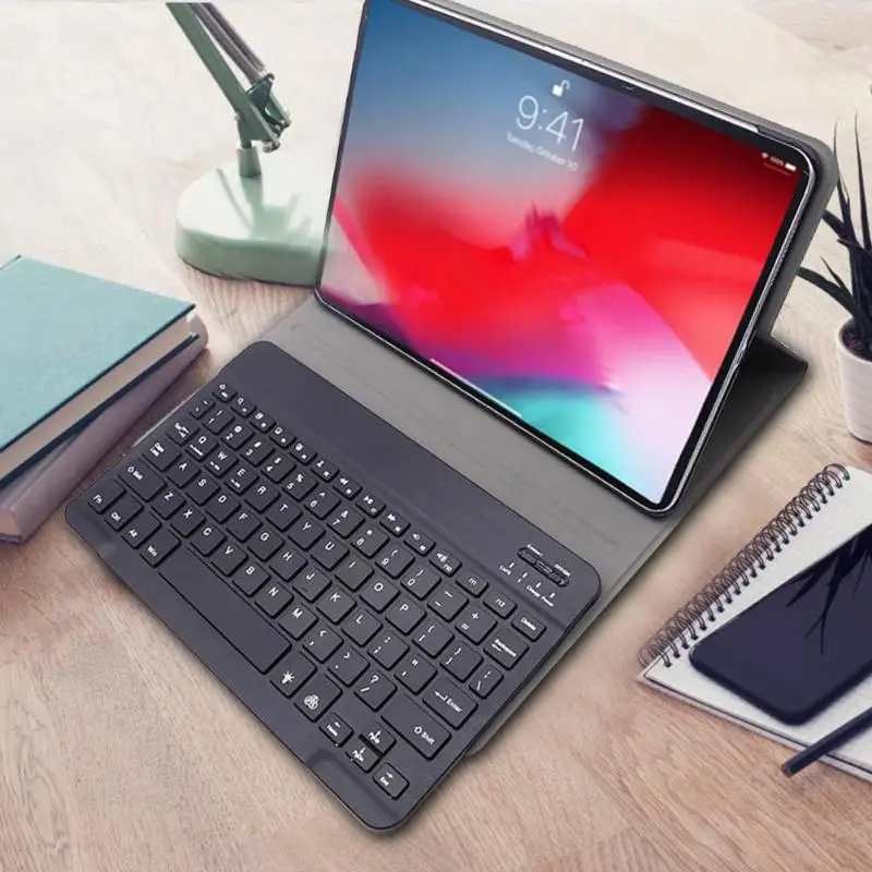 7-Color Backlight Wireless Bluetooth Keyboard Case for iPad Pro 11 inch Removable Keyboard PU Leather Tablet Stand Cover
7-Color Backlight Wireless Bluetooth Keyboard Case for iPad Pro 11 inch Removable Keyboard PU Leather Tablet Stand Cover