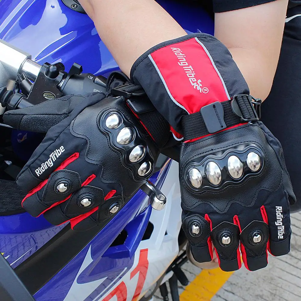 LumiParty Men Gauntlet Motorcycle Gloves Winter Warm Waterproof Touchscreen Protector Gear Motorbike Riding Gloves
LumiParty Men Gauntlet Motorcycle Gloves Winter Warm Waterproof Touchscreen Protector Gear Motorbike Riding Gloves