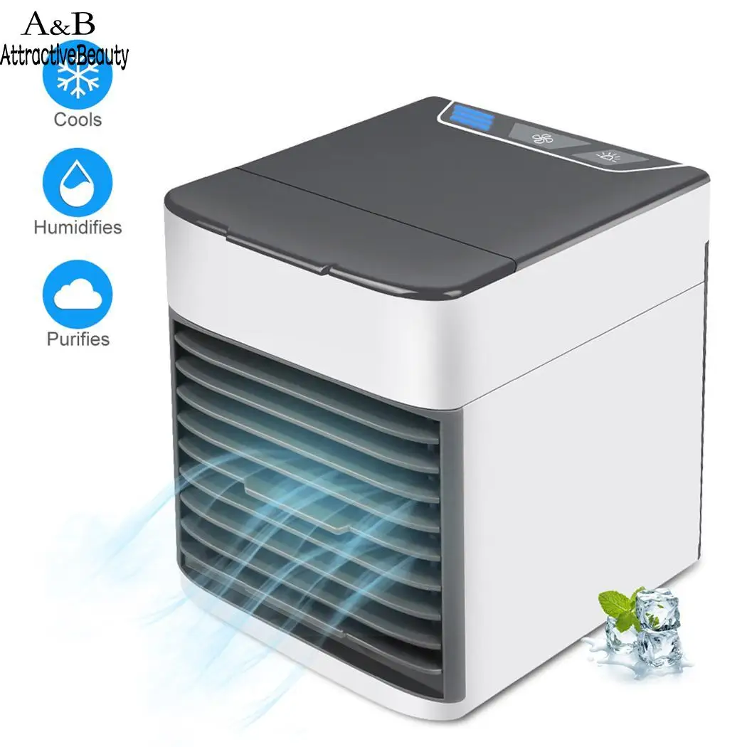 Mini USB Portable Air Conditioner Humidifier Purifier with Light Desktop Air Cooling Fan Air Cooler Fan For Office Room
Mini USB Portable Air Conditioner Humidifier Purifier with Light Desktop Air Cooling Fan Air Cooler Fan For Office Room