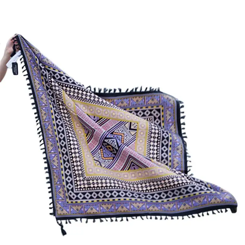 Beach Towel Seaside Shawl Large Square Scarf Retro Ethnic Style Sun Protection Shawl
Beach Towel Seaside Shawl Large Square Scarf Retro Ethnic Style Sun Protection Shawl