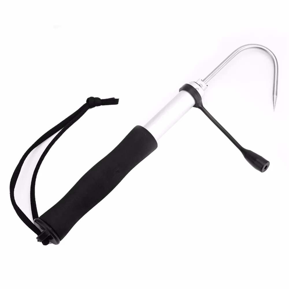 60cm Retractable Fishing Gaff Stainless Steel Sharp Hook Fishing Gear Hook With Soft Handle Carp Fish Lip Grip Handle Grab
60cm Retractable Fishing Gaff Stainless Steel Sharp Hook Fishing Gear Hook With Soft Handle Carp Fish Lip Grip Handle Grab