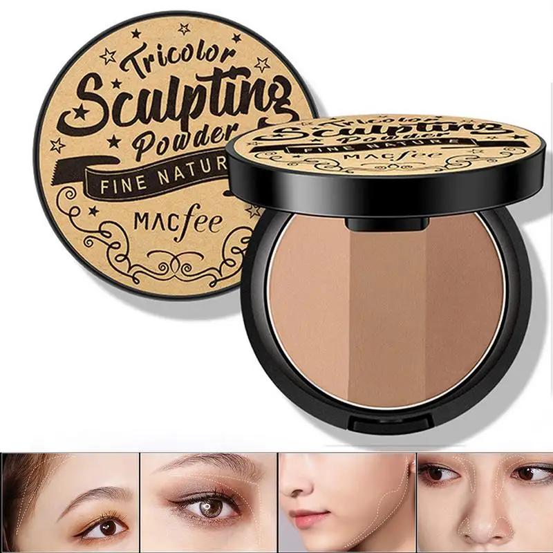 High-gloss Repair Disk Oil Control Brightening Powder Shadow Powder Tricolor Makeup Make-up Tray Lasting Concealer Waterproof
High-gloss Repair Disk Oil Control Brightening Powder Shadow Powder Tricolor Makeup Make-up Tray Lasting Concealer Waterproof