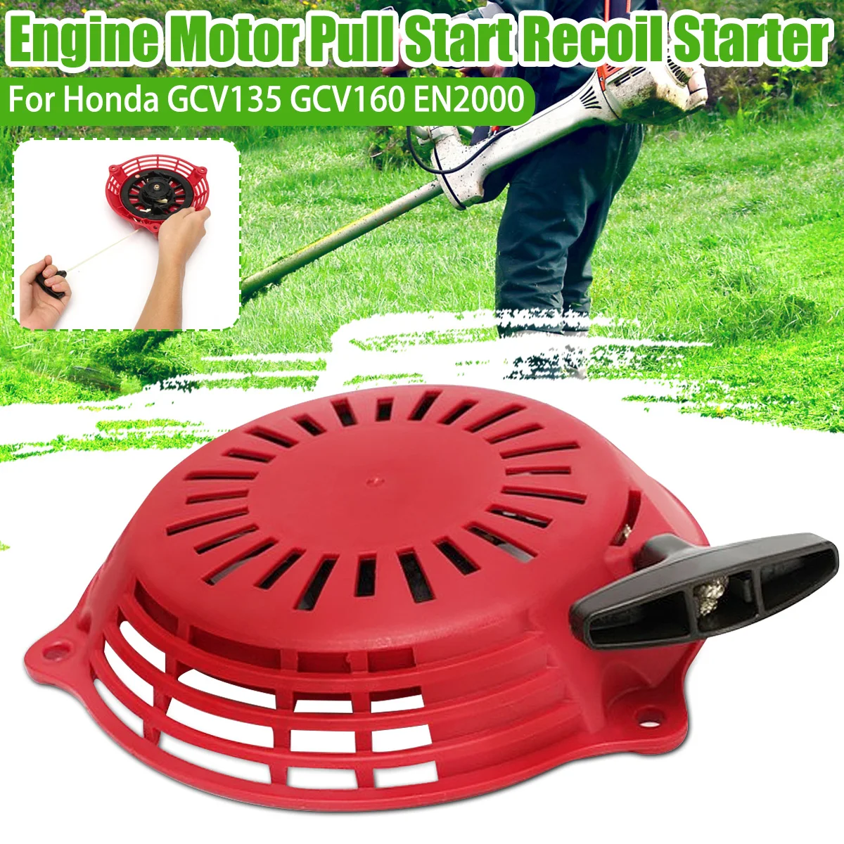 Engine Motor Pull Start Recoil Starter Rewind Kit for Honda GCV135 GCV160 EN2000 EN2000 Generators Lawn Mower Generator Engin
Engine Motor Pull Start Recoil Starter Rewind Kit for Honda GCV135 GCV160 EN2000 EN2000 Generators Lawn Mower Generator Engin