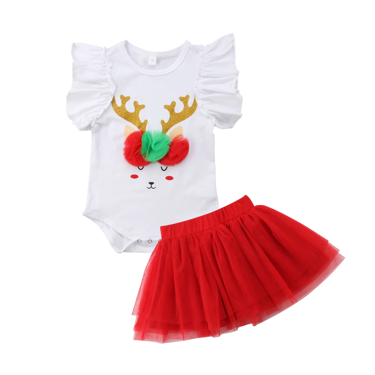 Christmas 2Pcs Little Girls Clothes Sets Newborn Baby Girl Bodysuit Lace Tulle Tutu Skirt Outfits Dropshipping Clothing
Christmas 2Pcs Little Girls Clothes Sets Newborn Baby Girl Bodysuit Lace Tulle Tutu Skirt Outfits Dropshipping Clothing