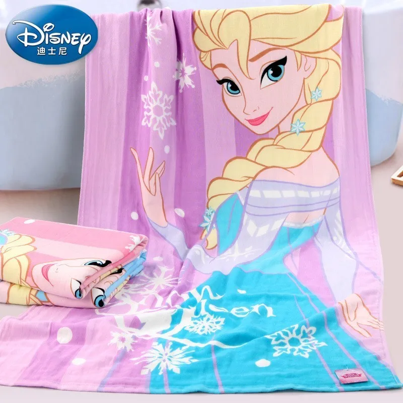 

Disney Princess Queen Elsa Frozen Gauze Newborn Baby Bath Towel 100% Cotton Soft Beach Towel Boy Girl Gift Gifts Face Towel