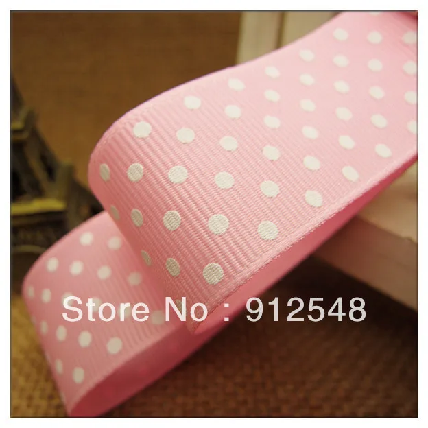 Printed Dots Ribbon,Size 1" (25mm) Satin Ribbons,pink ribbon with white dot,yd004,free shipping
Printed Dots Ribbon,Size 1" (25mm) Satin Ribbons,pink ribbon with white dot,yd004,free shipping