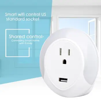 Portable US Smart Plug WiFi Share Remote Control For Alexa Mini Timing on/off The Power Samrt Google Home Electric Mini Socket
Portable US Smart Plug WiFi Share Remote Control For Alexa Mini Timing on/off The Power Samrt Google Home Electric Mini Socket