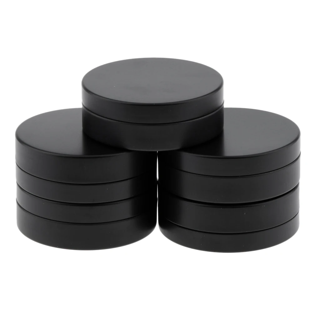 5Pcs 100ml Black Aluminum Round Lip Balm Tin Storage Jar Containers for Makeup Cream Gel Cosmetic Candles Salves or Tea
5Pcs 100ml Black Aluminum Round Lip Balm Tin Storage Jar Containers for Makeup Cream Gel Cosmetic Candles Salves or Tea