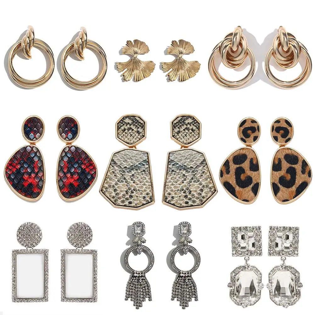 JUST FEEL ZA Boho Leopard Long Dangle Earrings For Women Big Gold Color Fashion Crystal Drop Earring Wedding Christmas Jewelry
JUST FEEL ZA Boho Leopard Long Dangle Earrings For Women Big Gold Color Fashion Crystal Drop Earring Wedding Christmas Jewelry