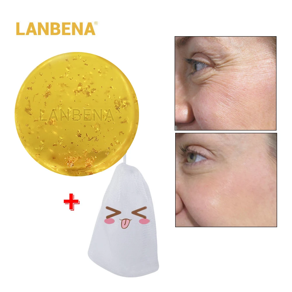 LANBENA Anti-Aging 24K Gold Handmade Soap Seaweed Deep Cleansing Moisturizing Hyaluronic Acid Whitening Anti-Wrinkle Face Care
LANBENA Anti-Aging 24K Gold Handmade Soap Seaweed Deep Cleansing Moisturizing Hyaluronic Acid Whitening Anti-Wrinkle Face Care