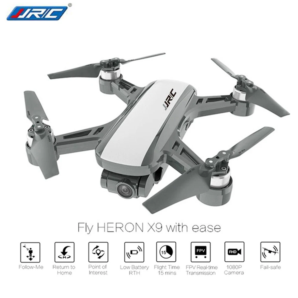 

JJRC X9 5G WiFi FPV RC Drone 1080P Camera GPS Optical Flow Positioning Altitude Hold Follow Tap To Fly Quadcopter Smart Control