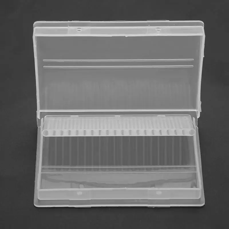 20 Slots Storage Box For Nail Drill Bit Files Holder Container Case Display Organizer Acrylic Manicure Tool
20 Slots Storage Box For Nail Drill Bit Files Holder Container Case Display Organizer Acrylic Manicure Tool