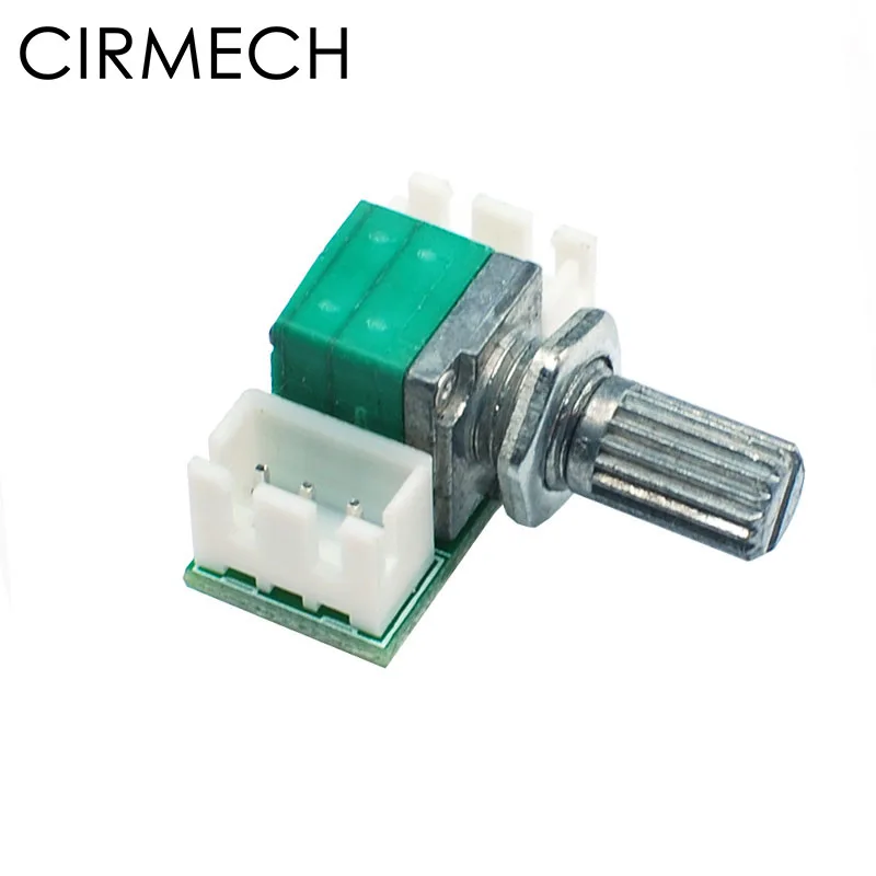 CIRMECH Potentiometer adaptor stereo volume adjustor R09 type used 2channel 2.54 in out
CIRMECH Potentiometer adaptor stereo volume adjustor R09 type used 2channel 2.54 in out