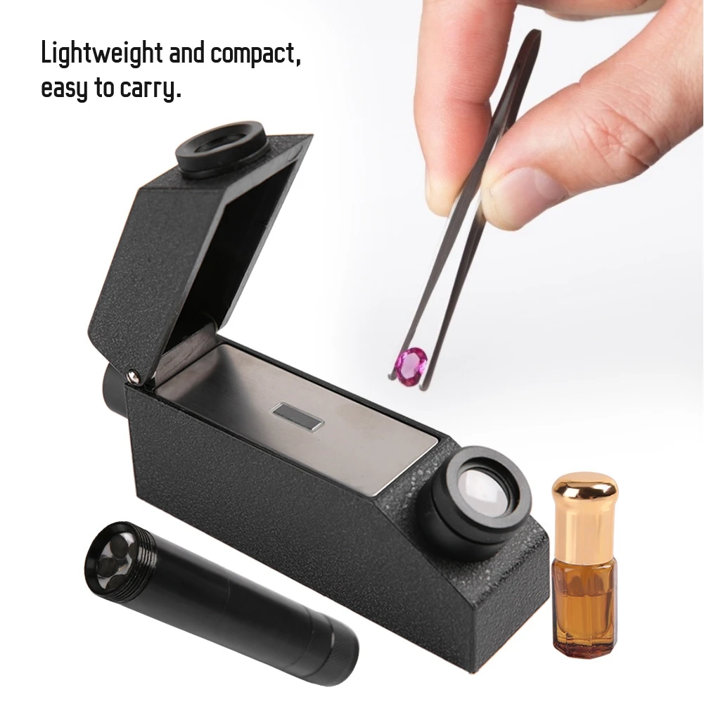RHG181 1.30-1.81 Professional Gemstone ldentification Gem Refractometer High Quality Jeweler Jewelry Tools Accessories
RHG181 1.30-1.81 Professional Gemstone ldentification Gem Refractometer High Quality Jeweler Jewelry Tools Accessories