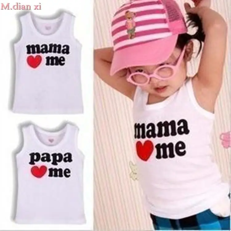 new love mom and Dad, T-shirt,2018 baby clothes, little boy, girl, summer shirt, cotton T-shirt, cartoon clothing for sale
new love mom and Dad, T-shirt,2018 baby clothes, little boy, girl, summer shirt, cotton T-shirt, cartoon clothing for sale