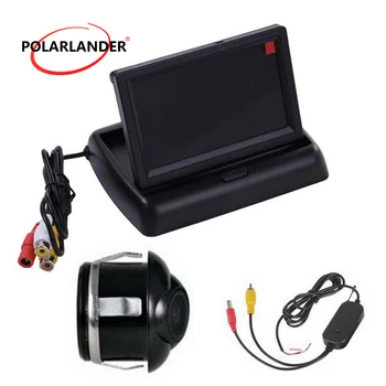 4.3 Inch TFT LCD 2 Video Input Car Monitor with 360 degree rotation Reverse Backup CCD rear view Camera 12V
4.3 Inch TFT LCD 2 Video Input Car Monitor with 360 degree rotation Reverse Backup CCD rear view Camera 12V